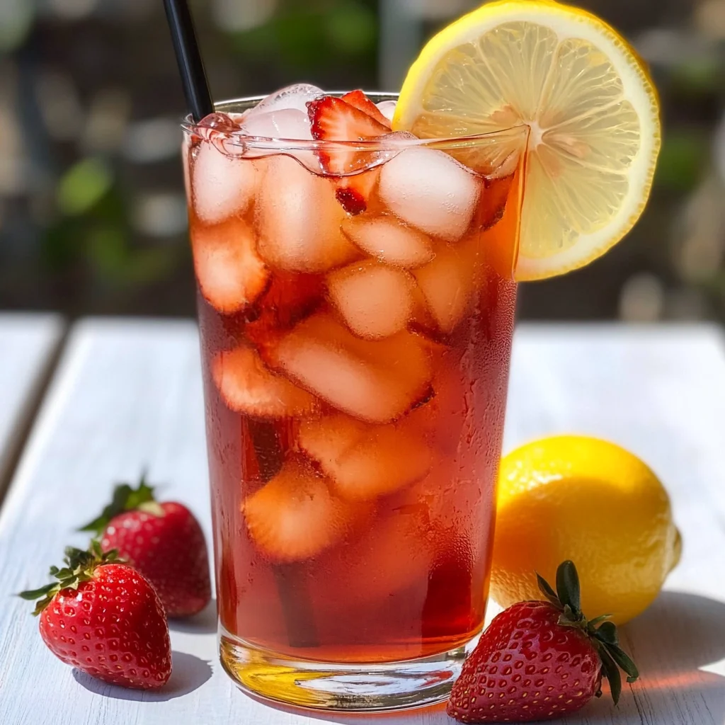 Tart and Sweet Strawberry Limeade