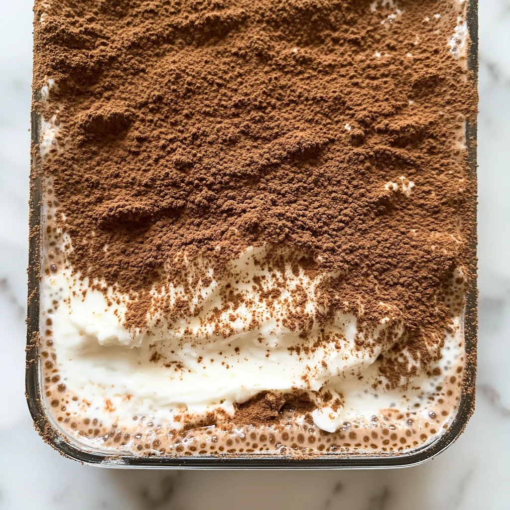 Tiramisu Chia Pudding