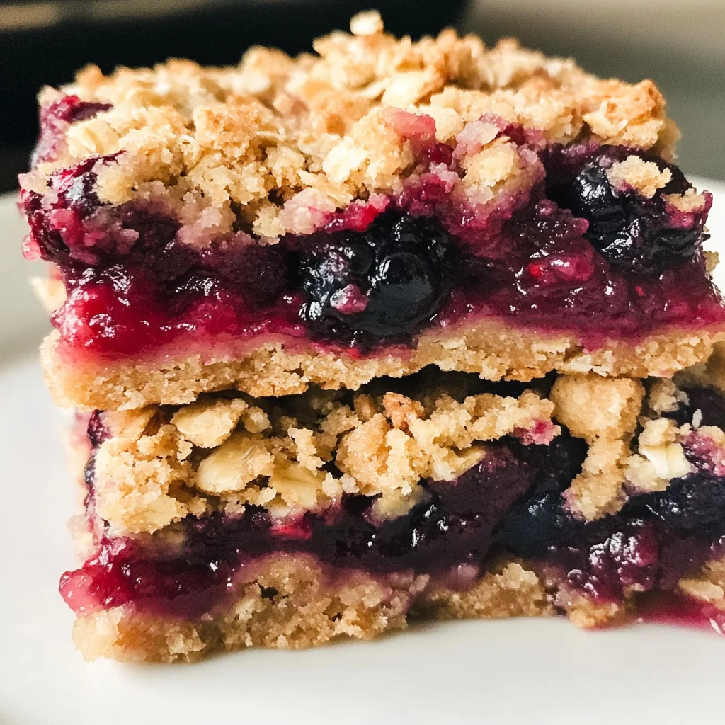 Vegan Berry Crumble Bars