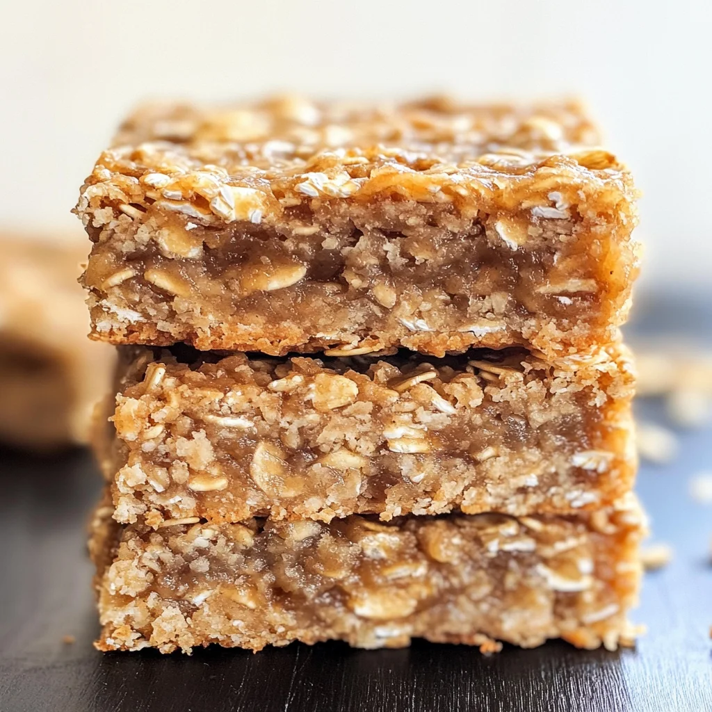 3 Ingredient Apple Oatmeal Bars