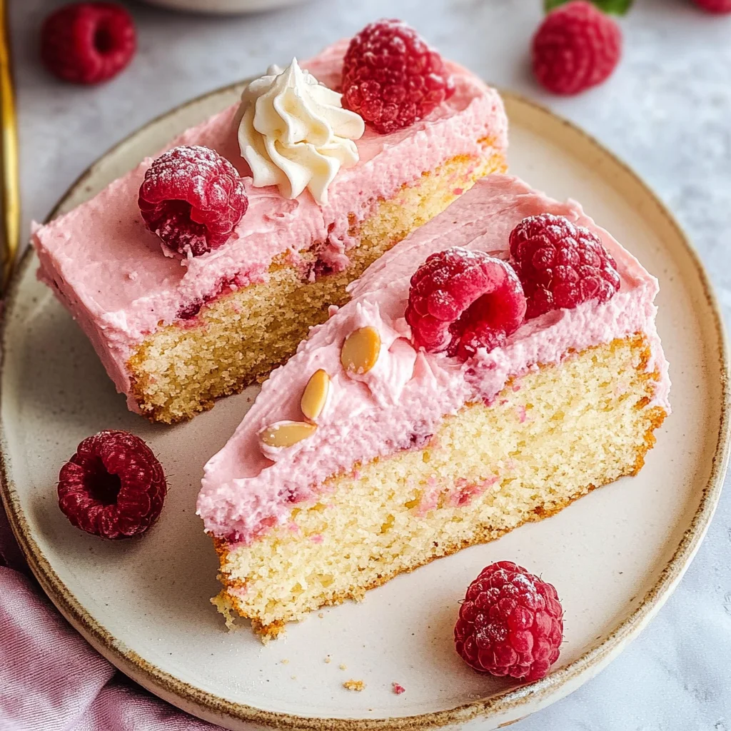Almond Raspberry Cake