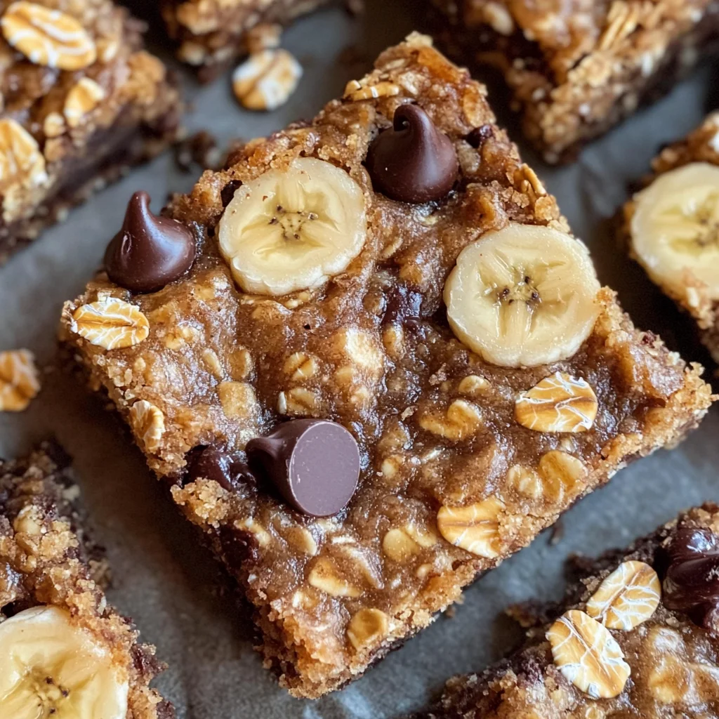 Banana Oatmeal Bars