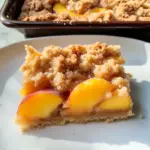 Best Bakery-Style Peach Crumble Bars