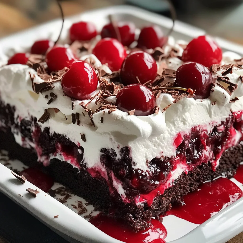 Black Forest Poke Cake Recipe