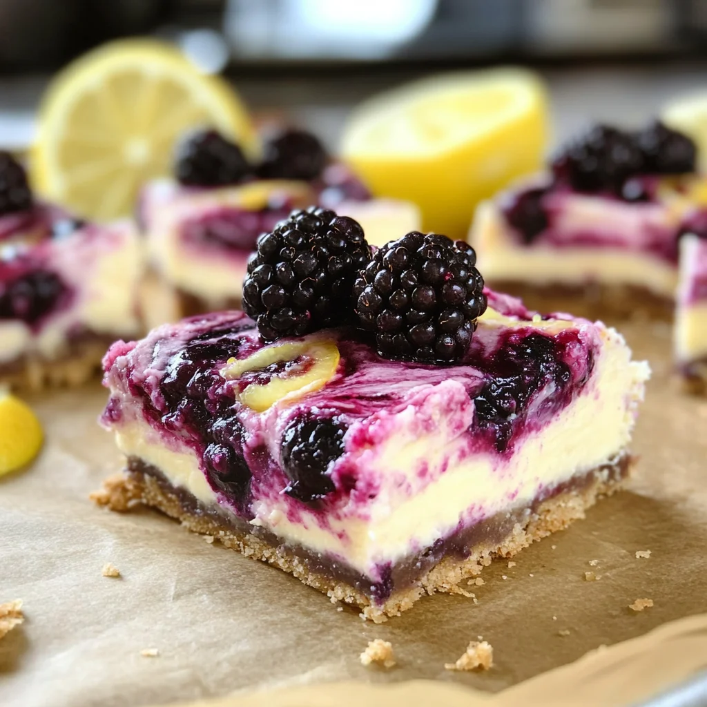 Blackberry Lemon Bars