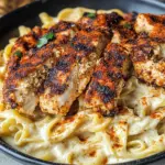 Blackened Cajun Chicken Alfredo