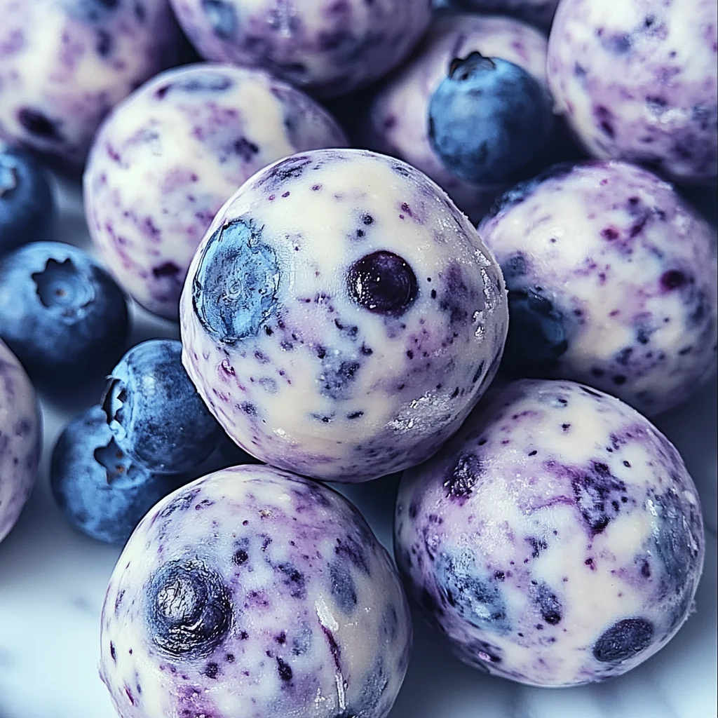 Blueberry Cheesecake Protein Bites