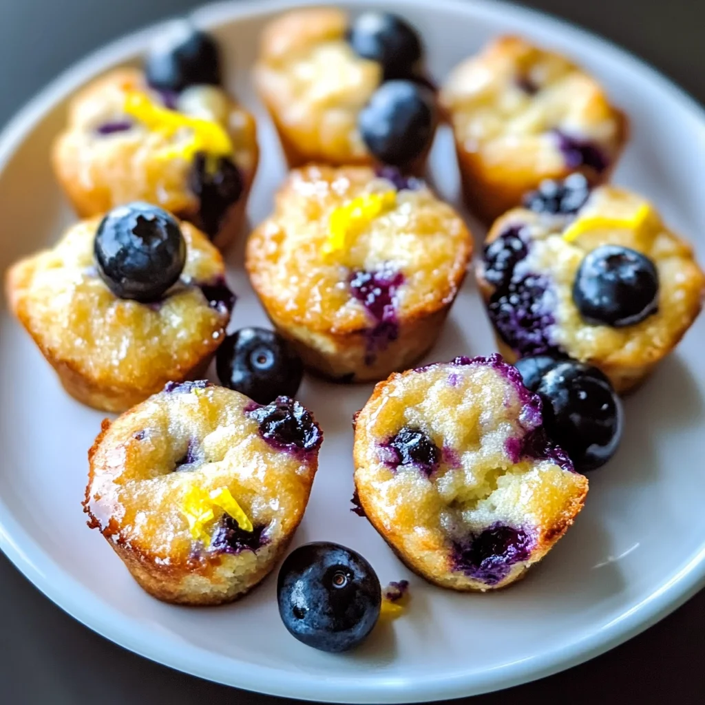 Blueberry and Lemon Zest Cottage Cheese Bites