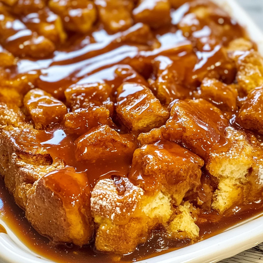 Caramel Overnight French Toast Casserole