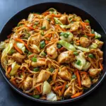 Chicken Chow Mein with the Best Chow Mein Sauce