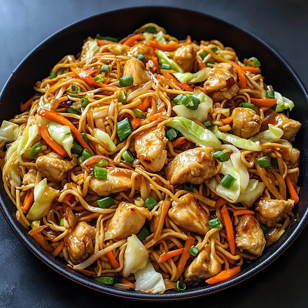 Chicken Chow Mein with the Best Chow Mein Sauce