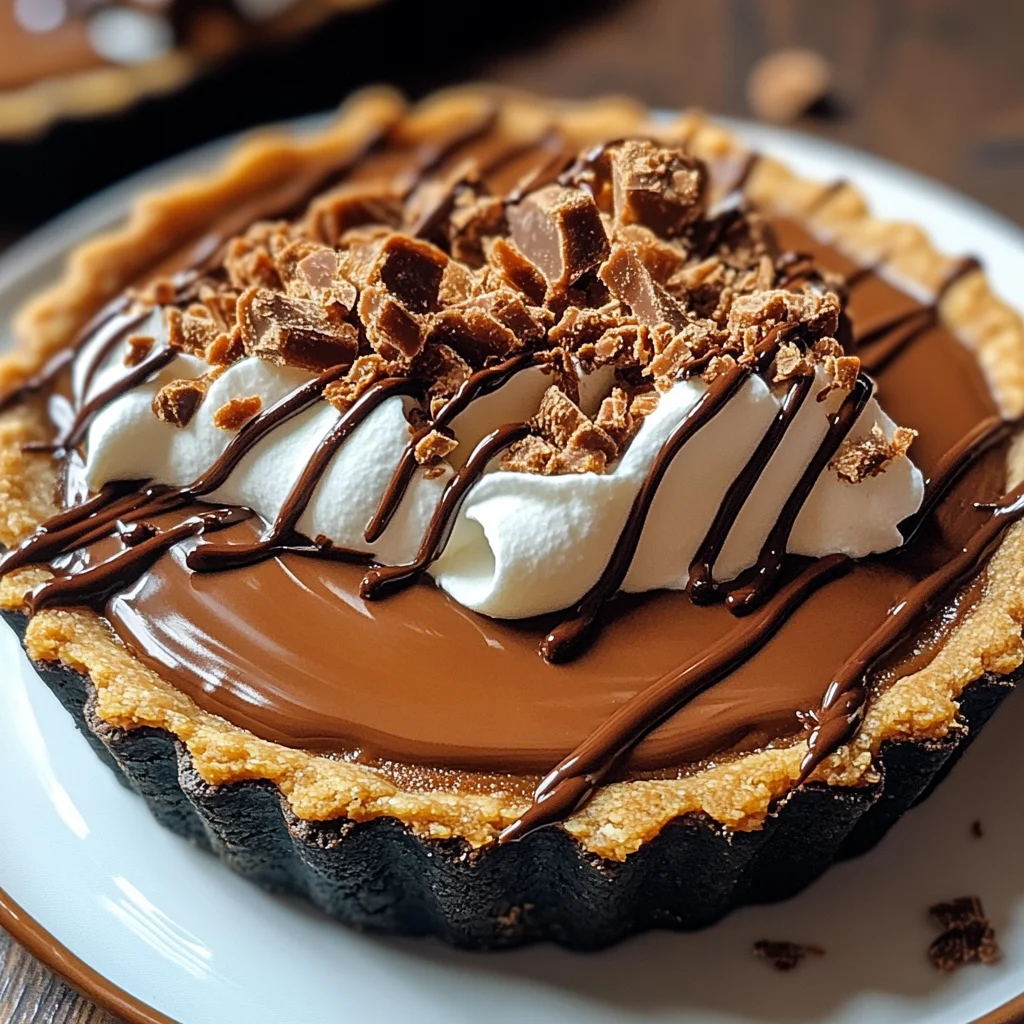 Chocolate Biscoff Tart