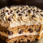 Chocolate Chip Cookie Cake Recipe with Buttercream Frosting