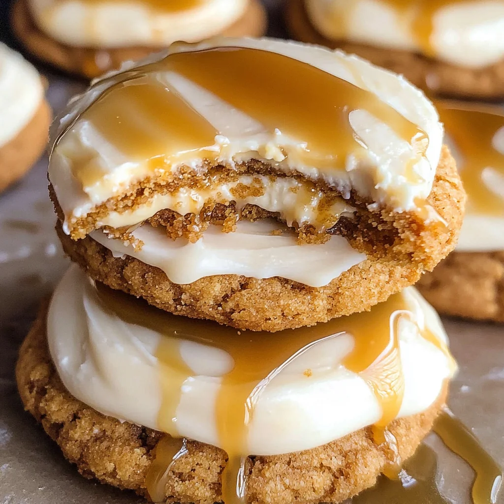Copycat Crumbl Salted Caramel Cheesecake Cookies