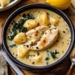 Creamy Winter Lemon Chicken Gnocchi Soup