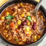 Crock Pot Taco Rice Soup Recipe