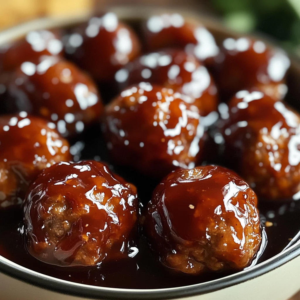 Crockpot Grape Jelly Meatballs