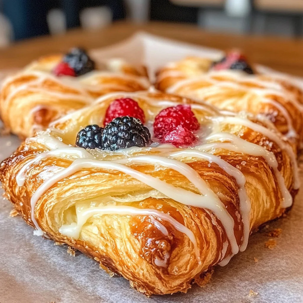 Deliciously Flaky Cheese Danish