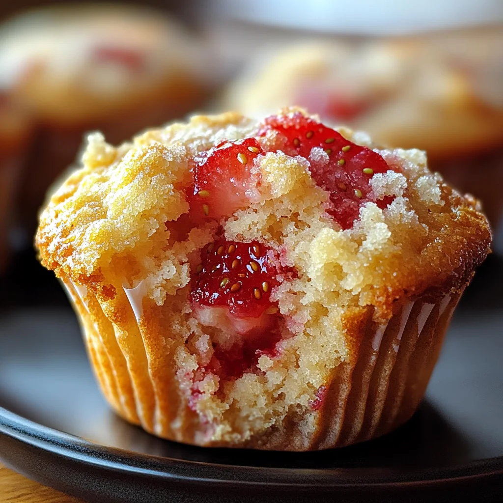 Delightful Fresh Strawberry Muffins