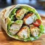 Easy Chicken Caesar Salad Wrap Recipe