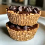 Easy Peanut Butter Protein Oatmeal Cups