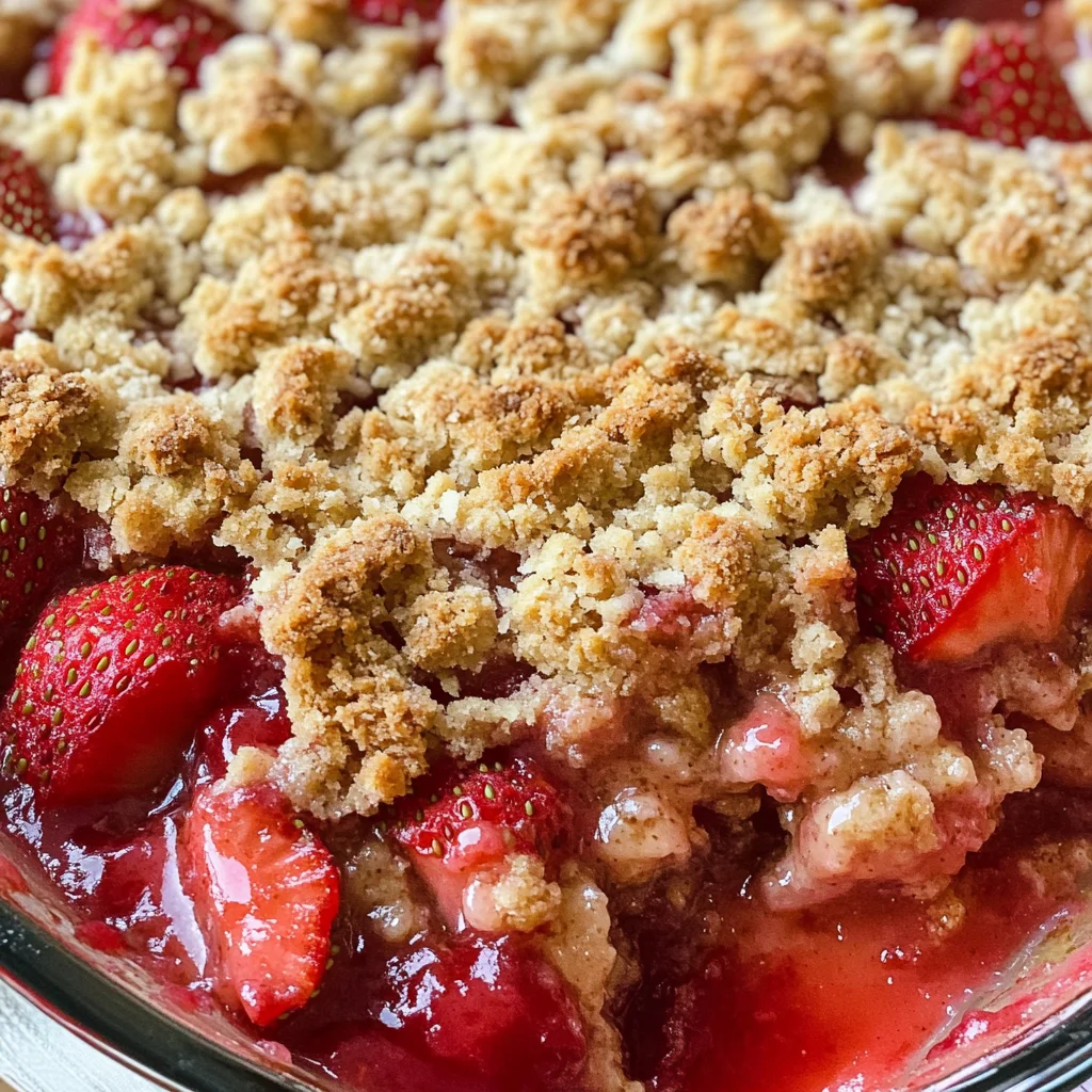 Easy Strawberry Crisp
