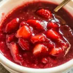 Easy homemade strawberry sauce
