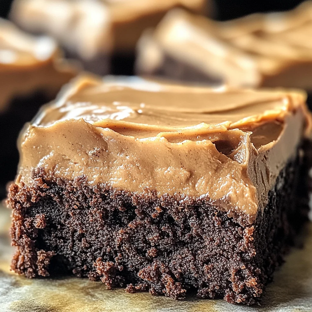 Frosted Coffee Brownies