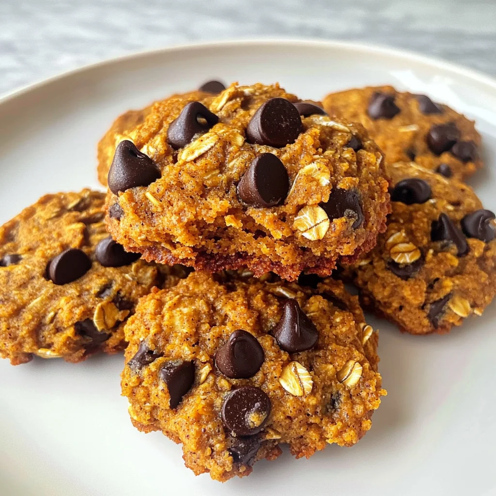 Gluten Free Pumpkin Oatmeal Cookies