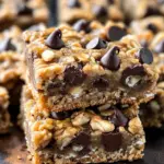 Healthy Chocolate Chip Oatmeal Bars Recipe