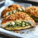 Healthy Pesto Stuffed Chicken Breast
