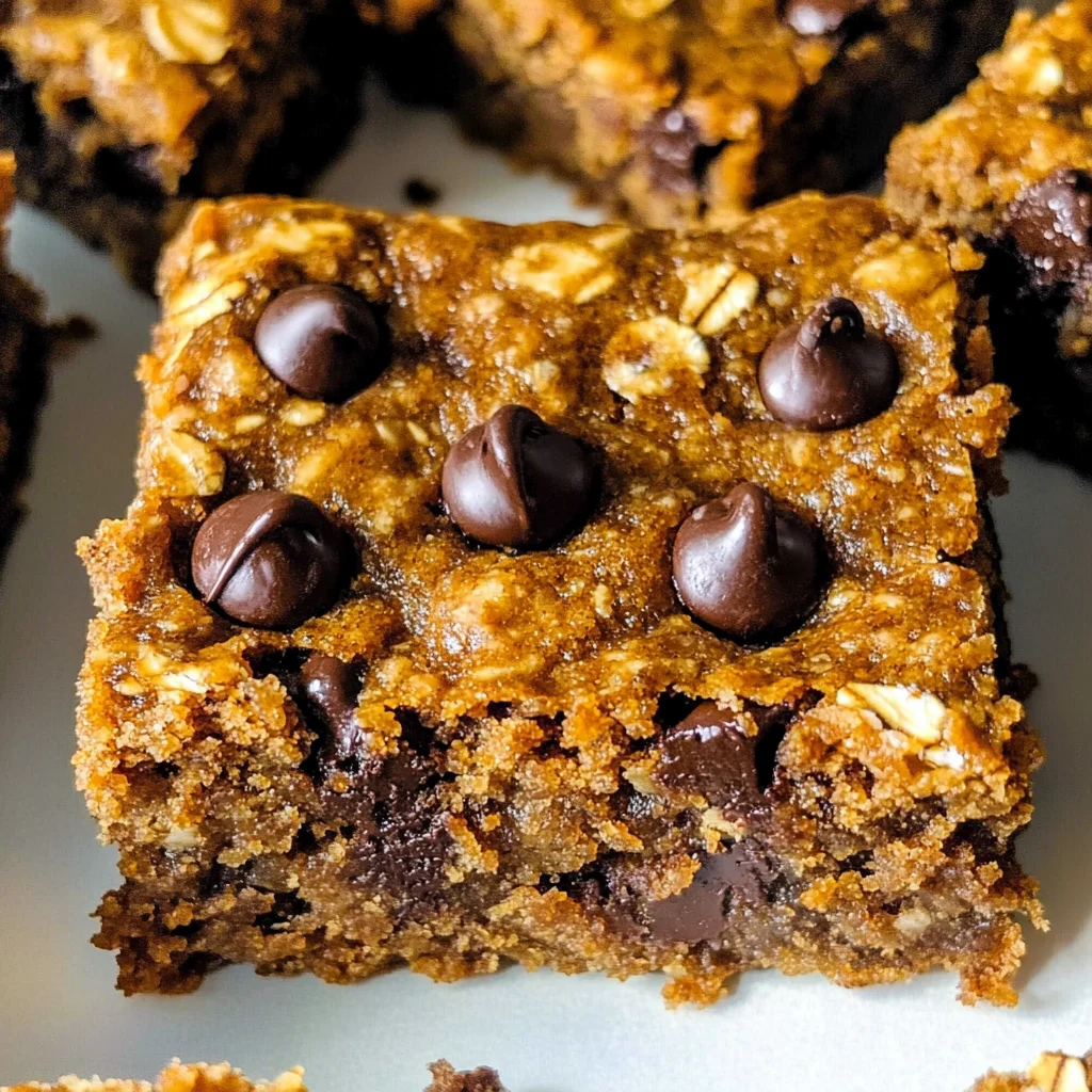 Healthy Pumpkin Oatmeal Bars