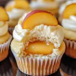 Honey Peach Cream Cheese Cupcakes That Scream Summer Delight