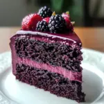 Indulge in Irresistible Blackberry Velvet Cake Bliss