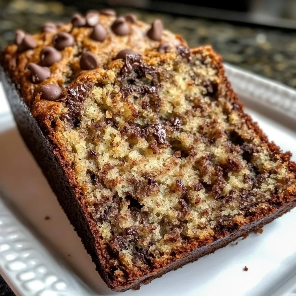 Irresistible Super Moist Chocolate Chip Banana Bread