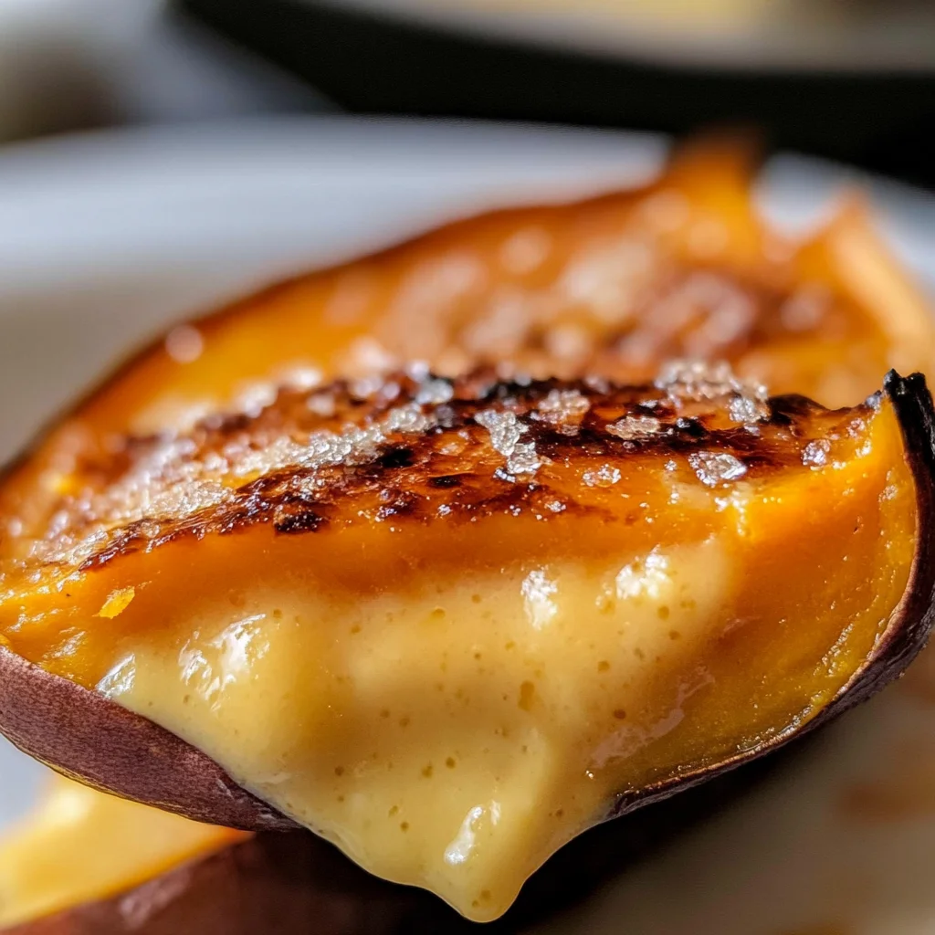 Japanese Sweet Potato Crème Brûlée