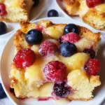 Lemon Berry Bread Pudding