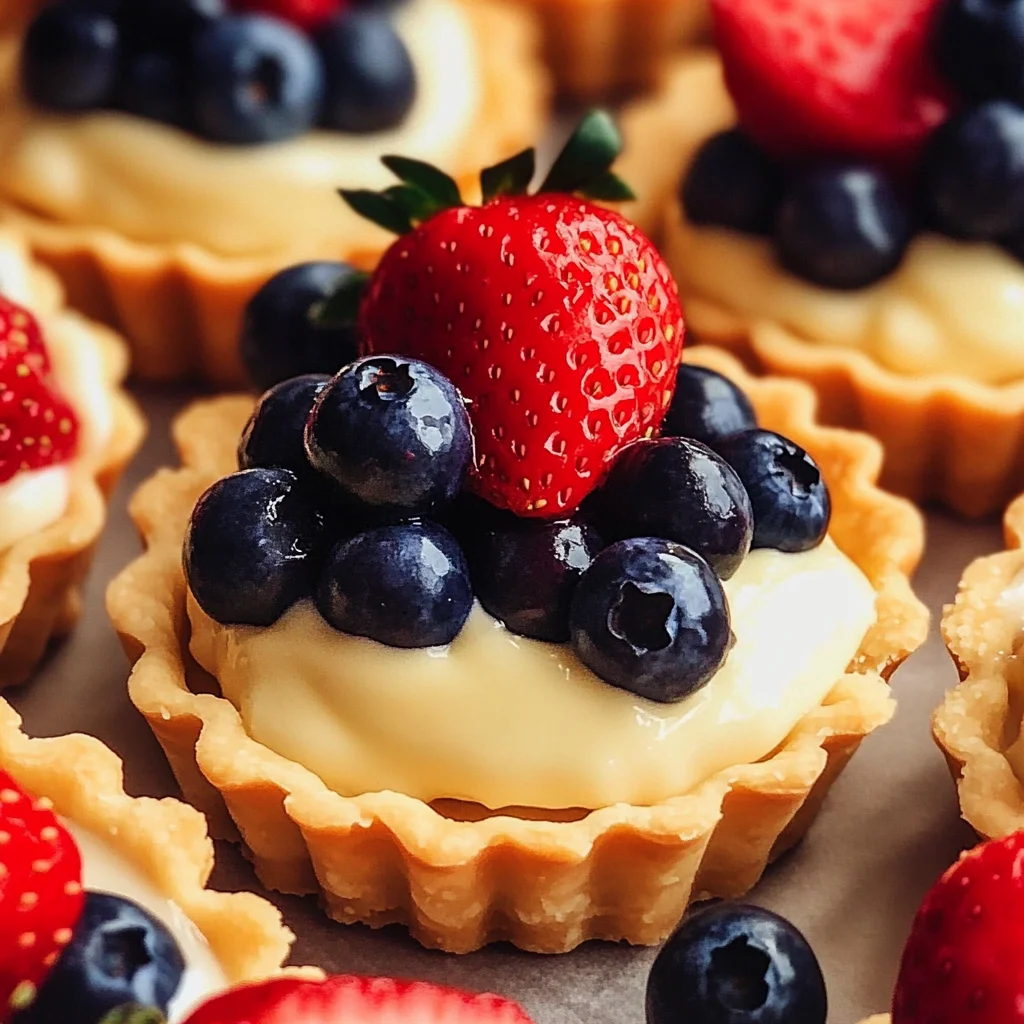 Mini Fruit Tarts With Pastry Cream