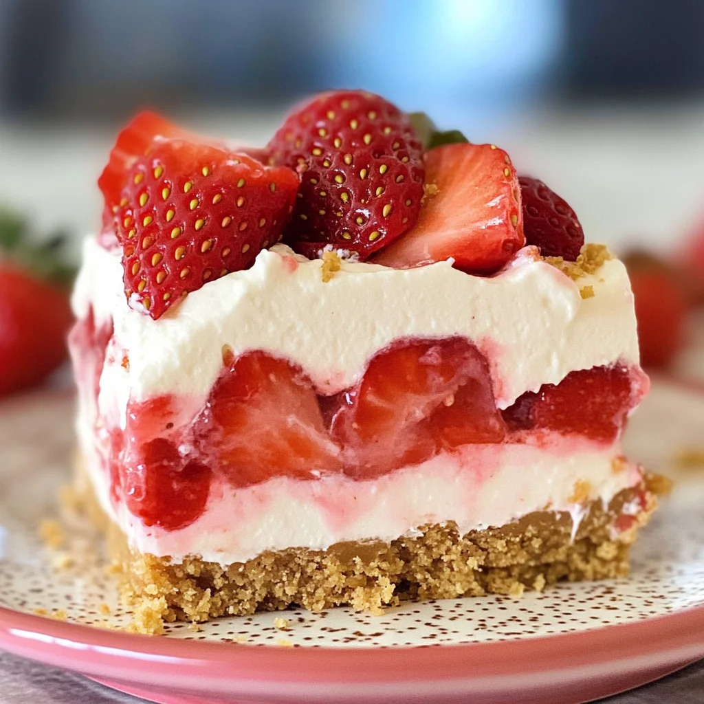 No-Bake Strawberry Delight