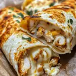 Ooey-Gooey Cheesy Garlic Chicken Wraps You’ll Love!