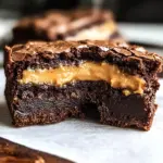 Peanut Butter Stuffed Brownies