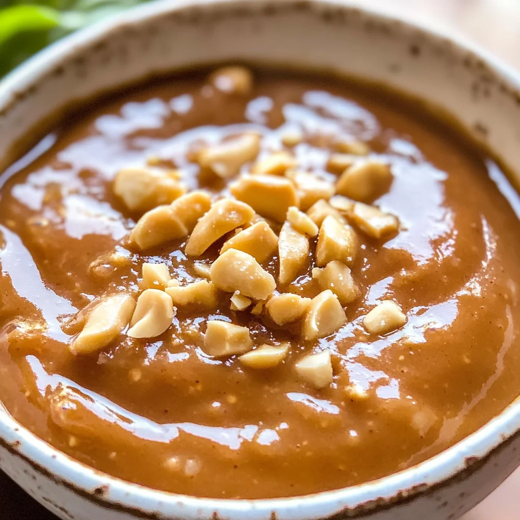 Peanut Hoisin Sauce for Rice Paper Rolls