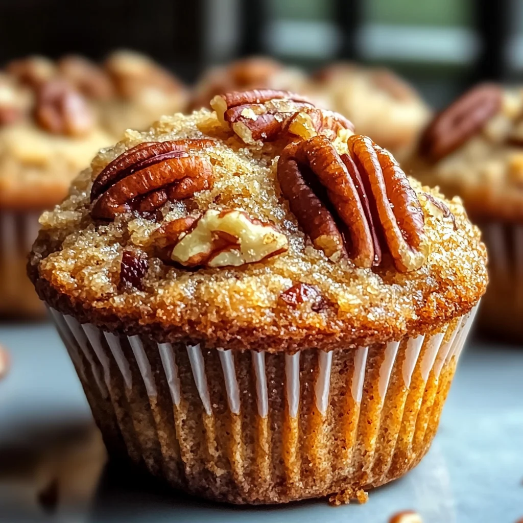 Pecan Pie Brown Sugar Muffins That Will Brighten Your Mornings