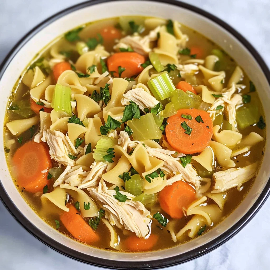 Slow Cooker Chicken Noodle Soup