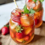 Southern Strawberry Sweet Iced Tea