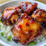 Sticky Sweet Chili Chicken Thighs in Air Fryer