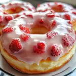 Strawberry Cake Donuts