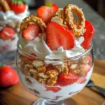 Strawberry Pretzel Salad Parfaits