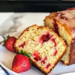 Strawberry Quick Bread with Fresh Berries