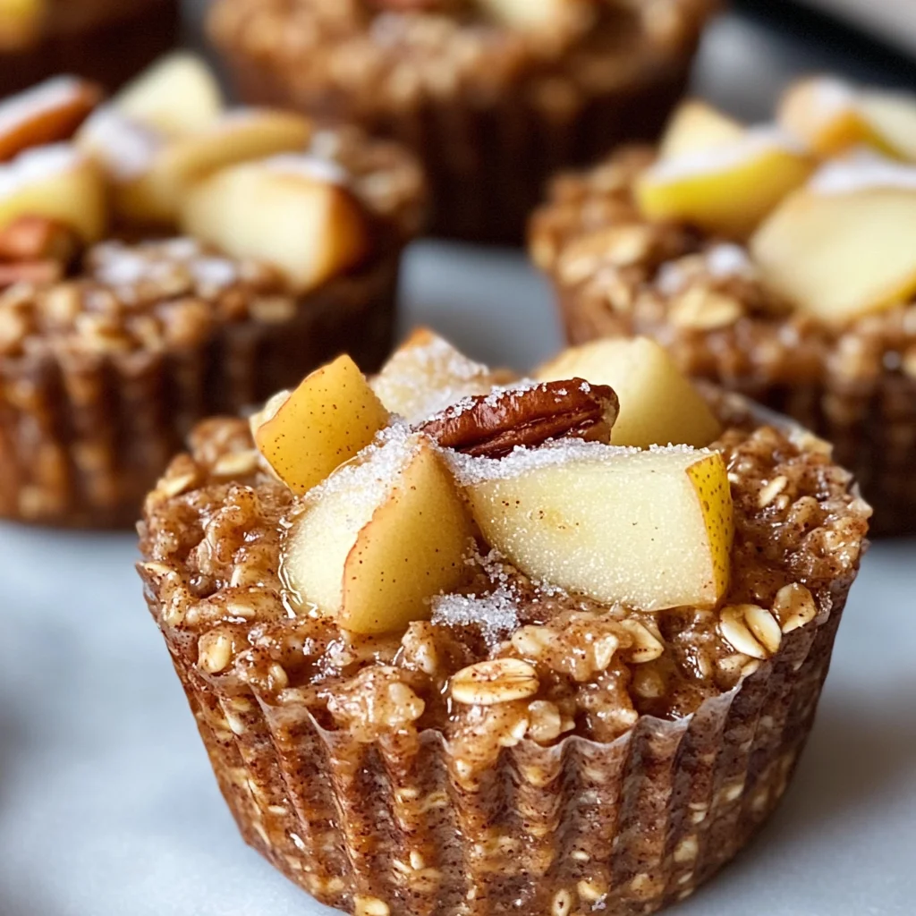 Tasty Baked Apple Cinnamon Oatmeal Cups